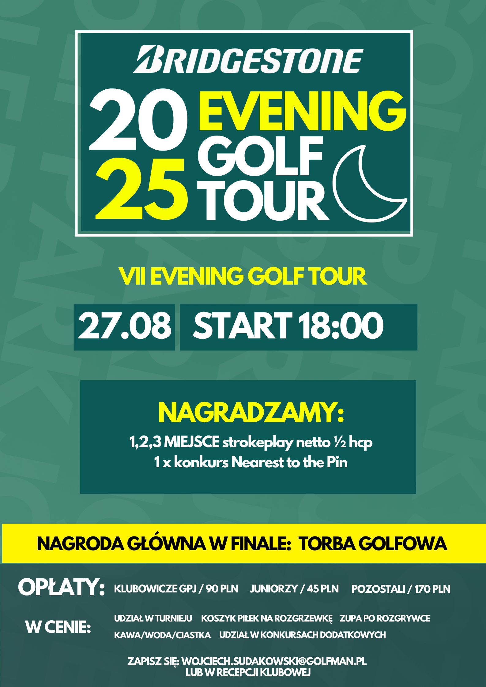 VII Bridgestone Evening Golf Tour