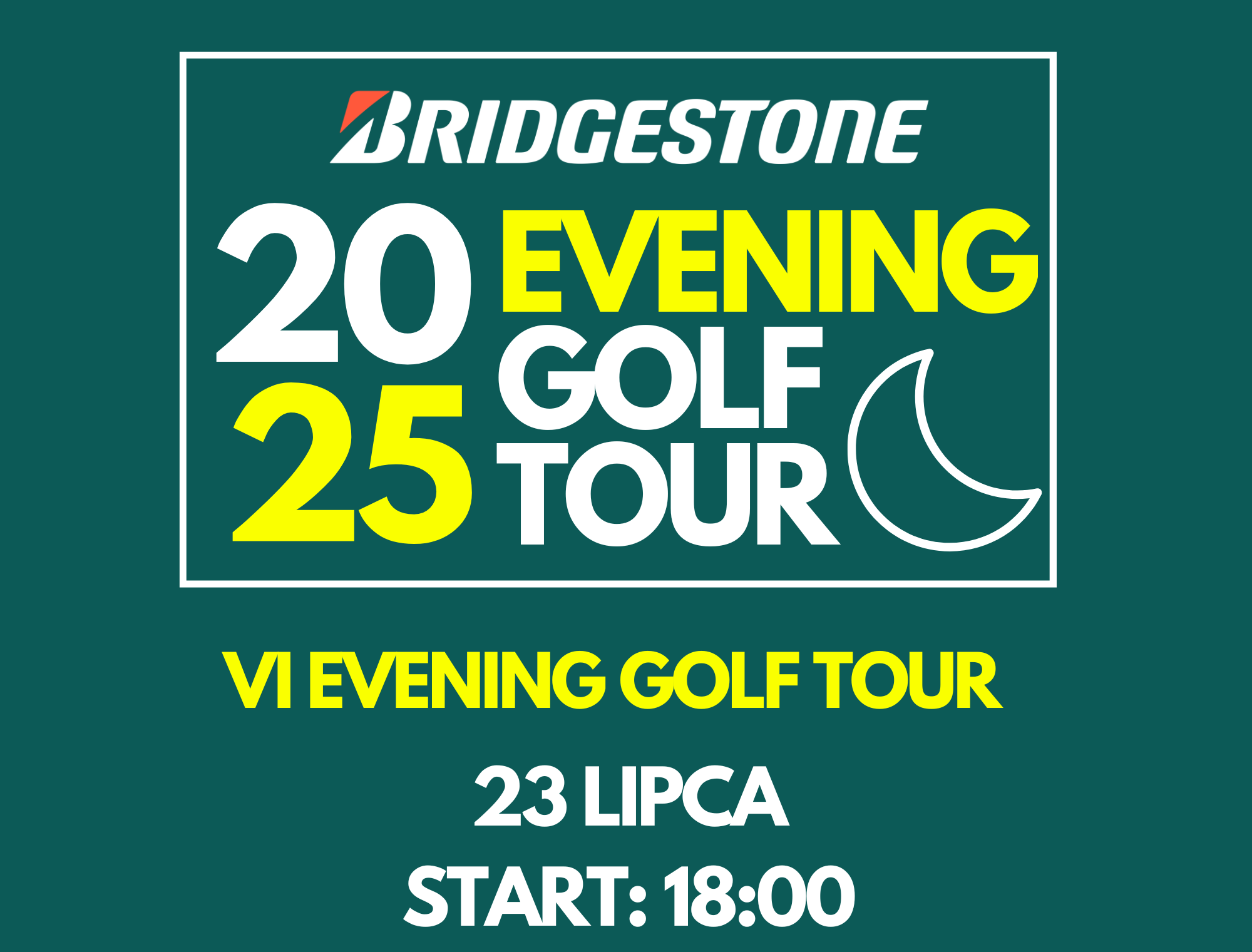 Zapisy na VI Bridgestone Evening Golf Tour 2025