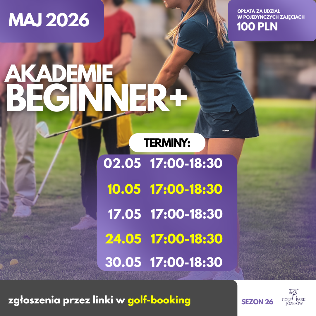 Zapisy na majowe akademie Beginner +