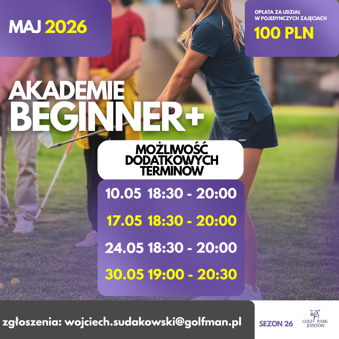 Dodatkowe terminy akademii Beginner +