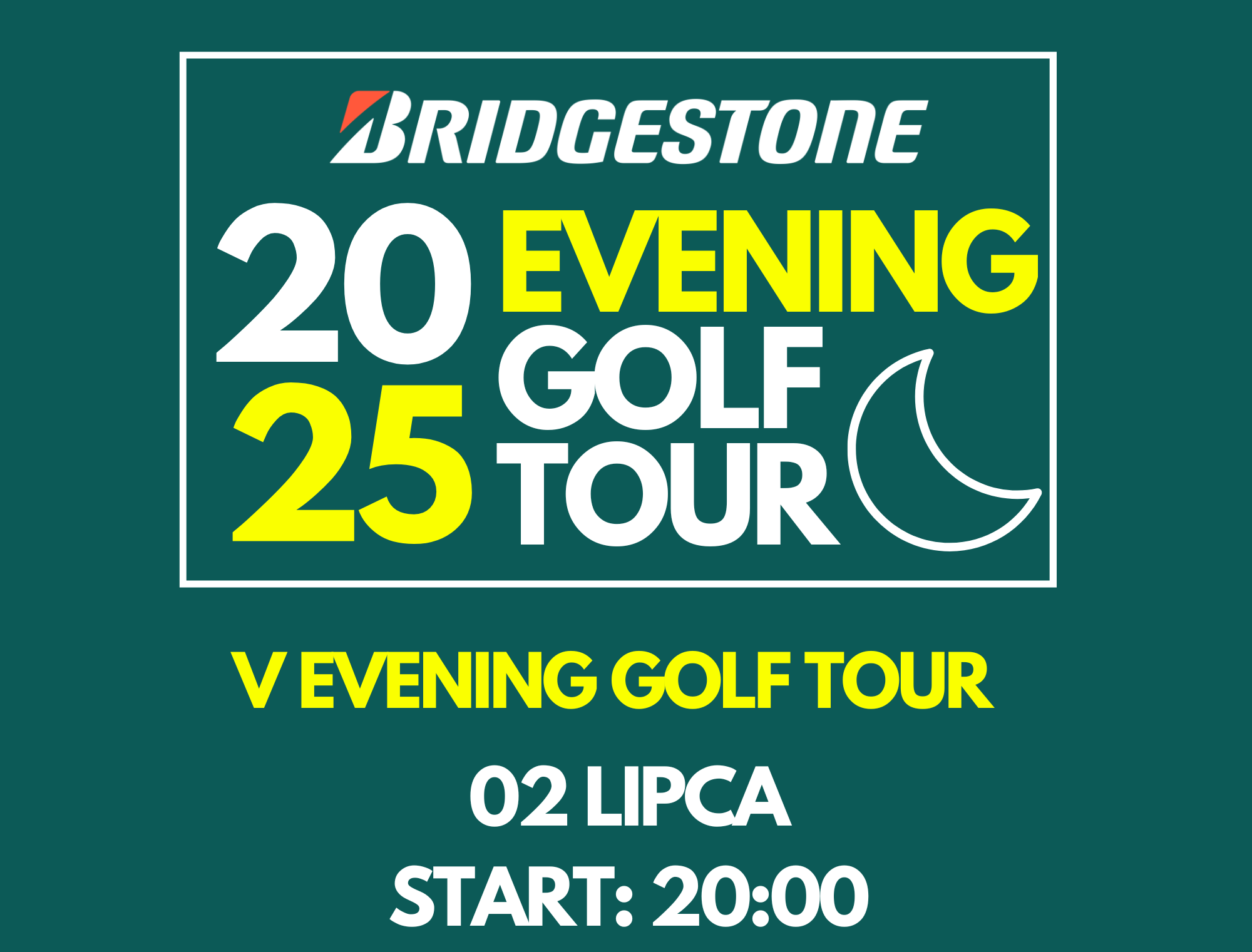 Zapisy na V Bridgestone Evening Golf Tour 2025