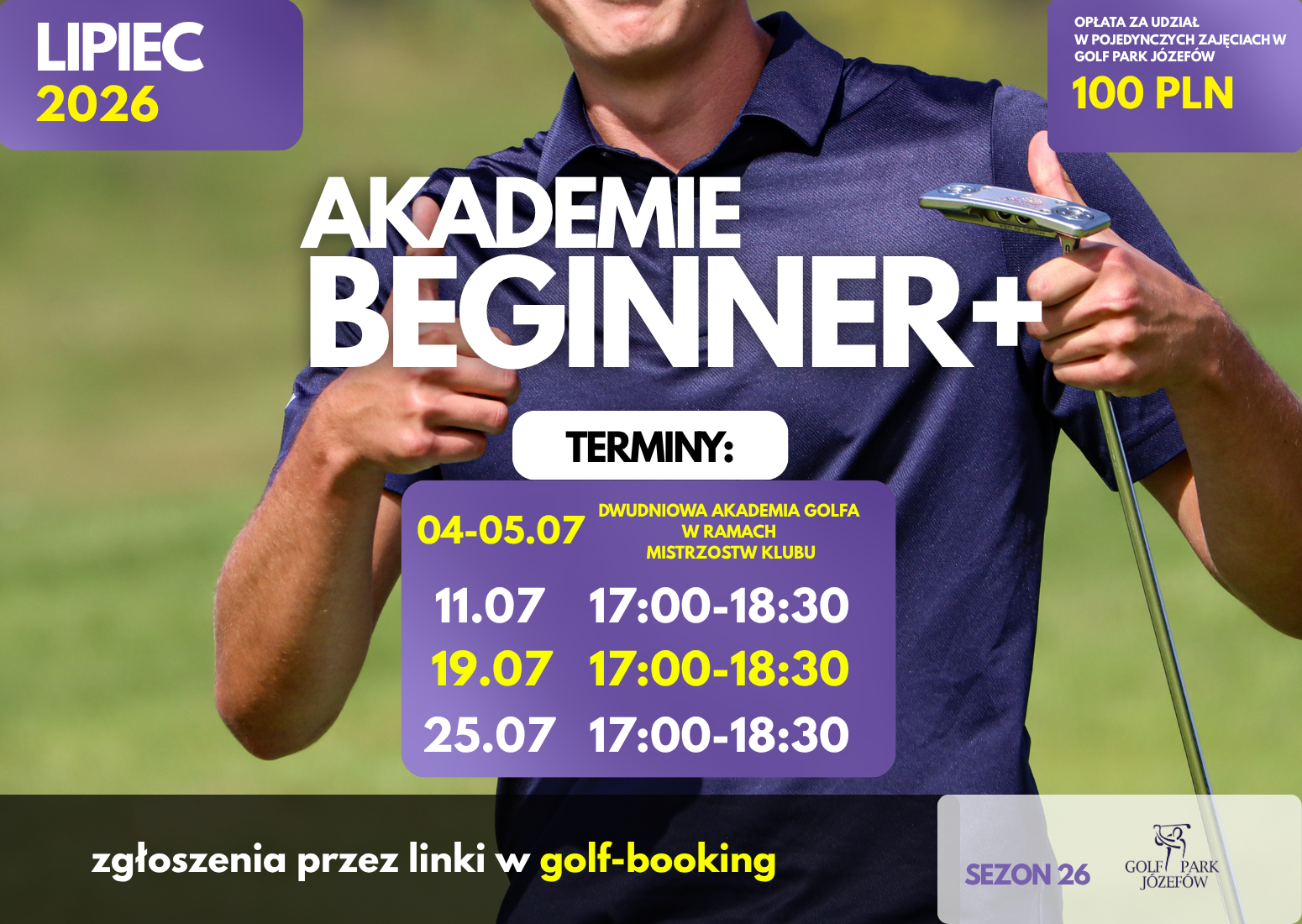 Lipcowe aktywności akademii Beginner +
