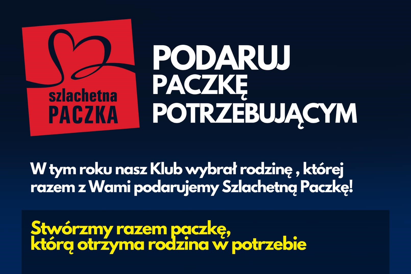 Podaruj Szlachetną Paczkę razem z nami 