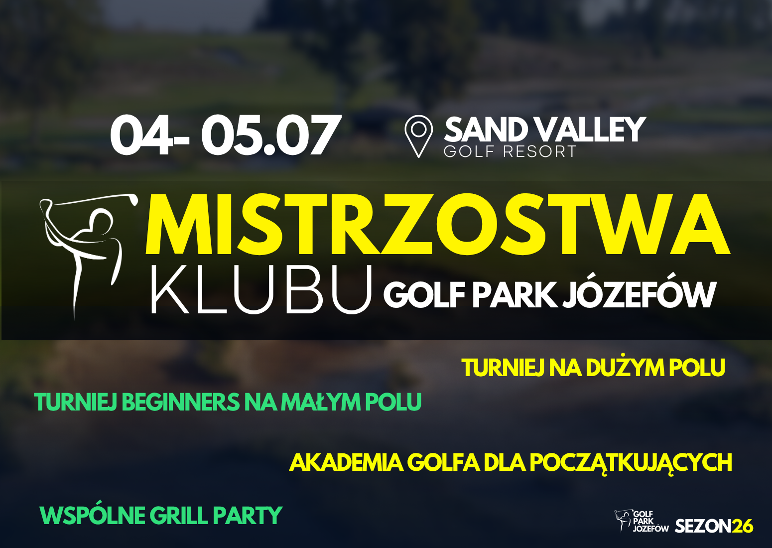 Mistrzostwa Klubu 2026 - Sand Valley Golf Resort, 04-05 lipca