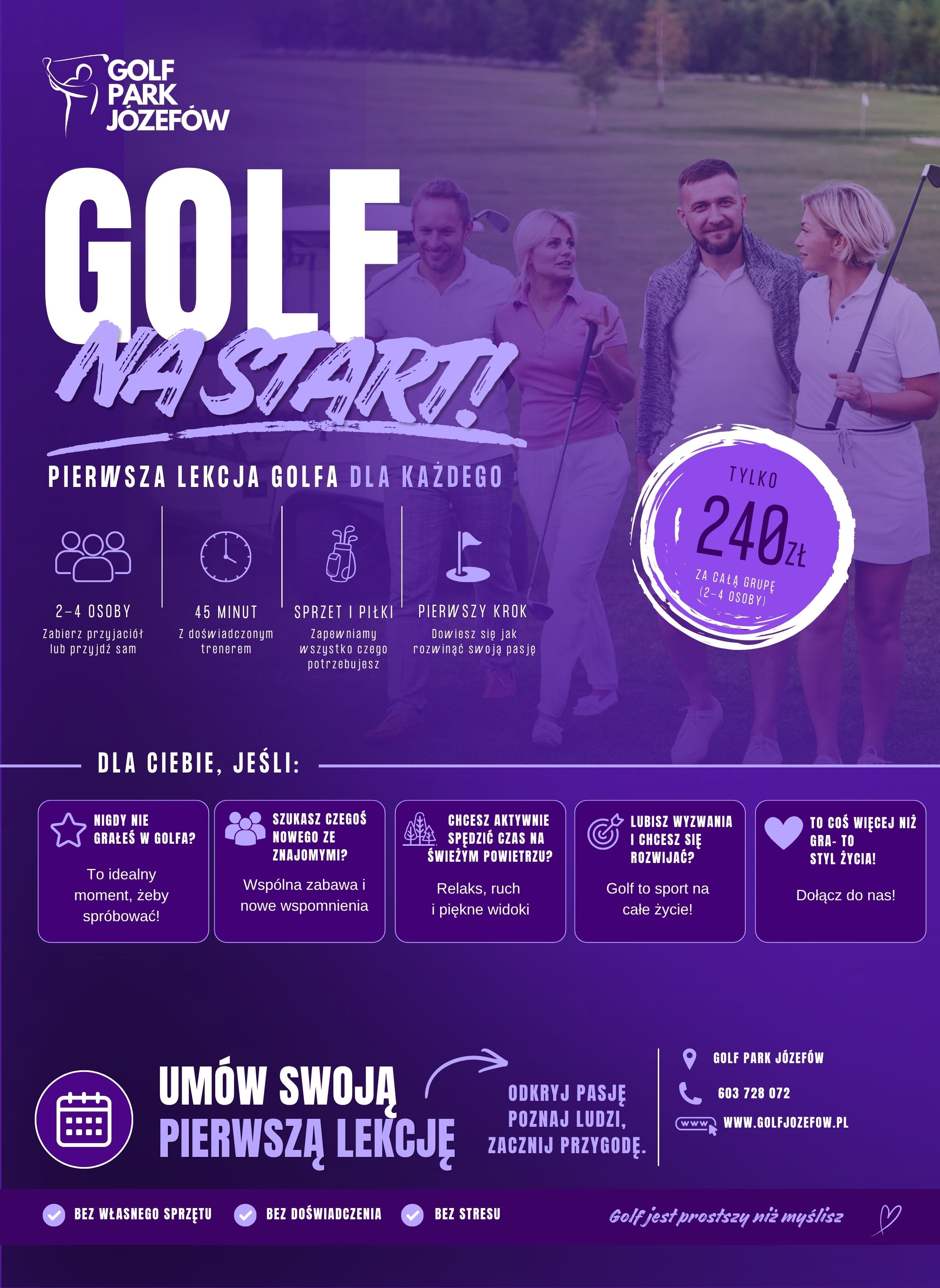 Golf na start